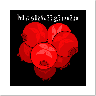 Lowbush Cranberry (Mashkiigimin) Posters and Art